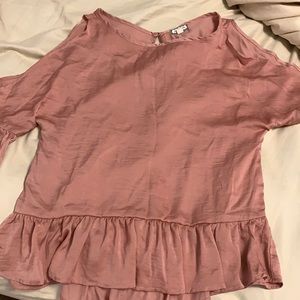 silk top! really cute!